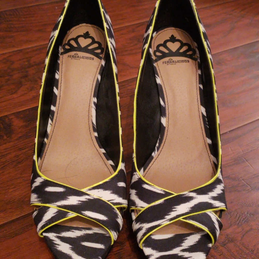 New canvas heels by Fergie